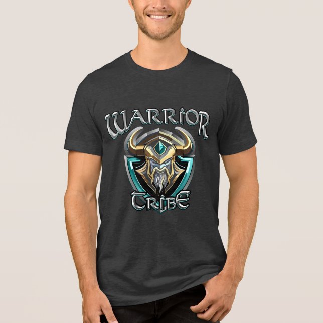PTSD Warrior Tribe Tri-Blend Shirt (Front)