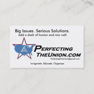 PTU Logo Business Card