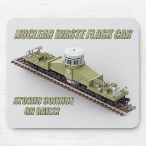 PTW American Nuclear Waste Flask Car Mouse Pad