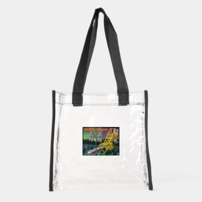 PTW Atomic Train Clear Stadium Bag (Front)