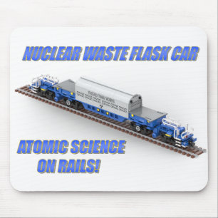 PTW British Nuclear Waste Flask Car T-Shirt Mouse Pad