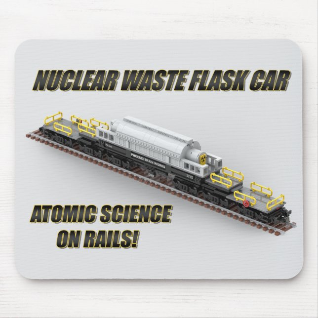 PTW East European Nuclear Waste Flask Car Mouse Pad (Front)