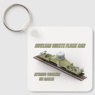 PTW Modern American Nuclear Flask Car Dual-Sided Keychain