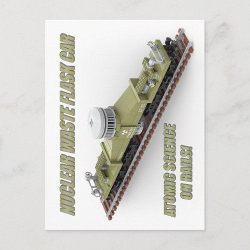 PTW Modern American Nuclear Flask Car Postcard