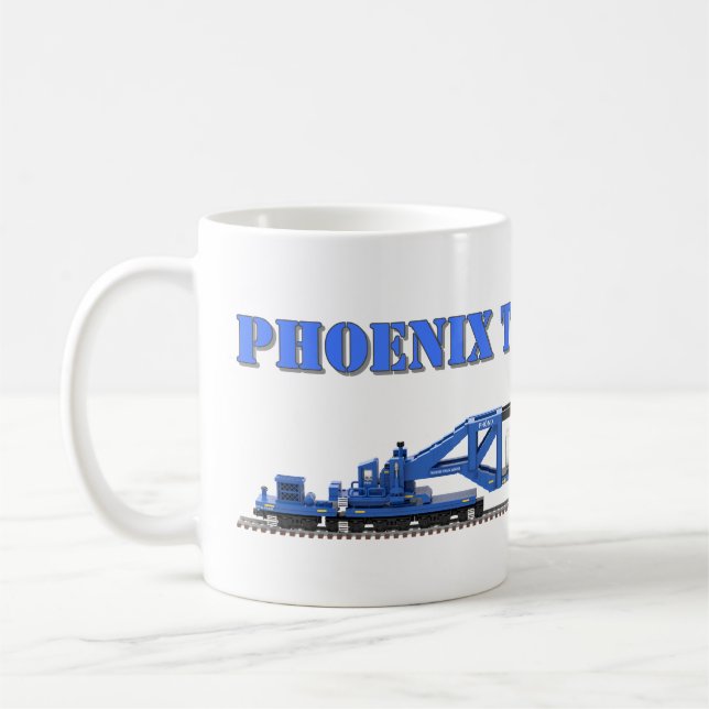 PTW Schnabel Train Wagon Nuclear Waste Flask Coffee Mug (Left)