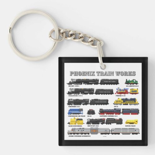 PTW Train Collection Keychain