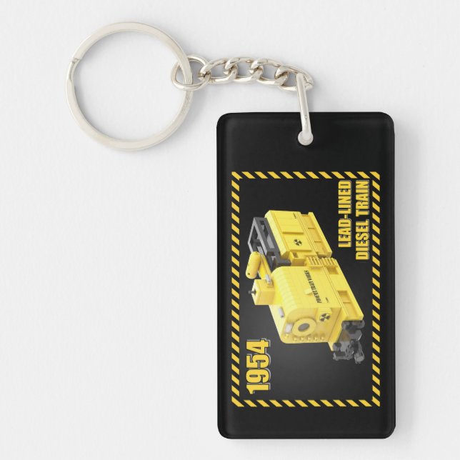 PTW Vintage Lead Lined Locomotive Keychain (Front)