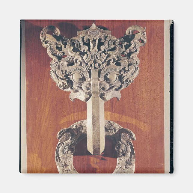 P'u shou' door knocker with a taotie design magnet (Front)