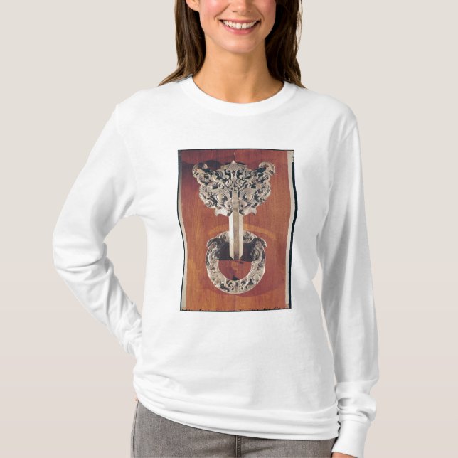 P'u shou' door knocker with a taotie design T-Shirt (Front)