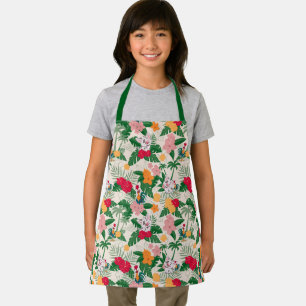 Pua and Heihei Tropical Pattern Apron
