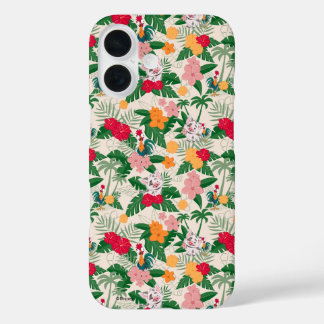 Pua and Heihei Tropical Pattern iPhone 16 Case