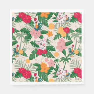 Pua and Heihei Tropical Pattern Napkins