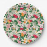 Pua and Heihei Tropical Pattern Paper Plates