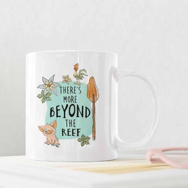 Pua & Hei Hei "There's More Beyond The Reef" Coffee Mug (Creator Uploaded)