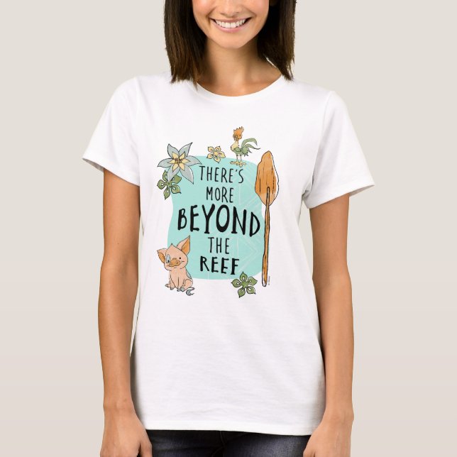 Pua & Hei Hei "There's More Beyond The Reef" T-Shirt (Front)