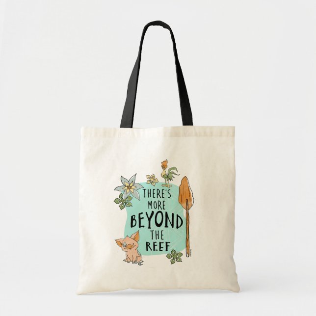 Pua & Hei Hei "There's More Beyond The Reef" Tote Bag (Front)