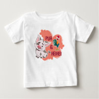 Pua & Heihei Floral Name Graphic