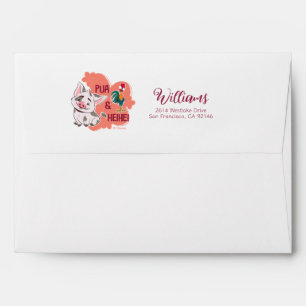 Pua & Heihei Floral Name Graphic Envelope