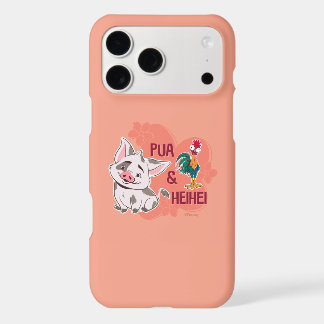 Pua & Heihei Floral Name Graphic iPhone 17 Pro Max Case