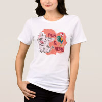 Pua & Heihei Floral Name Graphic