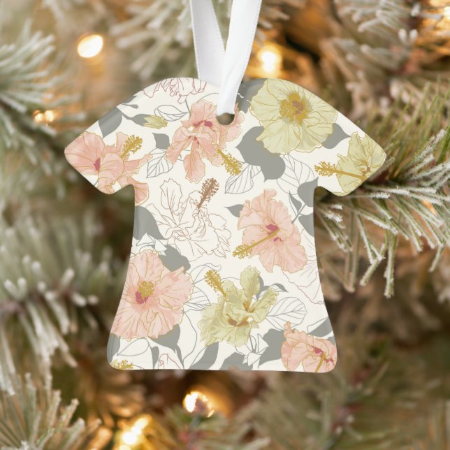 Pua Hibiscus, Reversible Māla Lani Ornament (Tree)