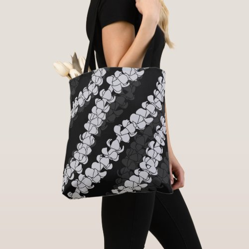 Puakenikeni hawaiian aloha print pattern tote bag