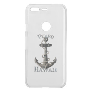 Puako Hawaii Vacation Nautical Anchor Sailing Uncommon Google Pixel Case