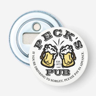 PUB bottle opener with beer glasses to customize!