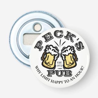 PUB bottle opener with beer glasses to customize!