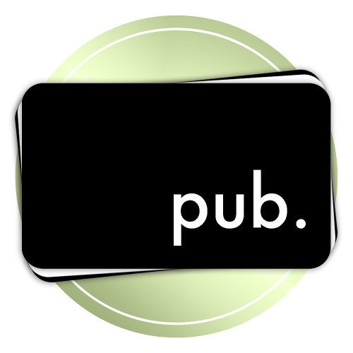 pub business card