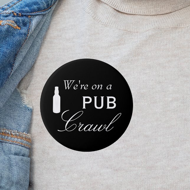 Pub Crawl Beer Day Drinking Button (Creator Uploaded)