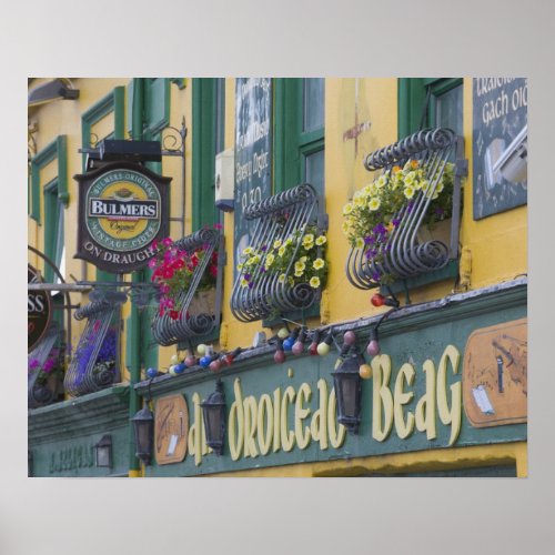 Pub Dingle Dingle Peninsula County Kerry Poster