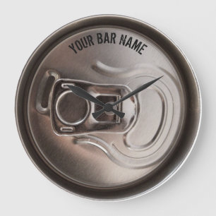 Pub Or Bar Owner Beer Can Clock