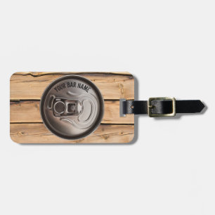Pub Or Bar Owner Beer Can Luggage Tag
