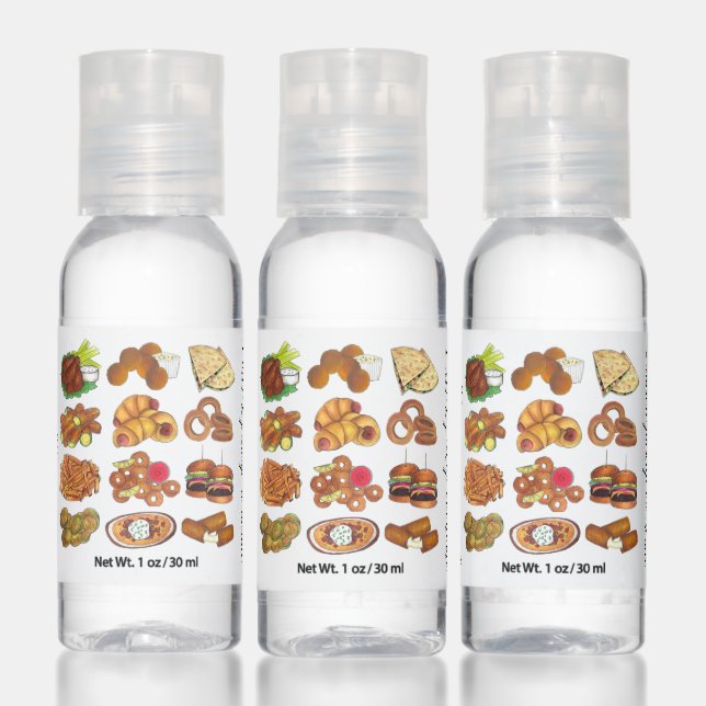 Pub Snacks Bar Food Restaurant Appetizers Bistro Hand Sanitizer (Set)