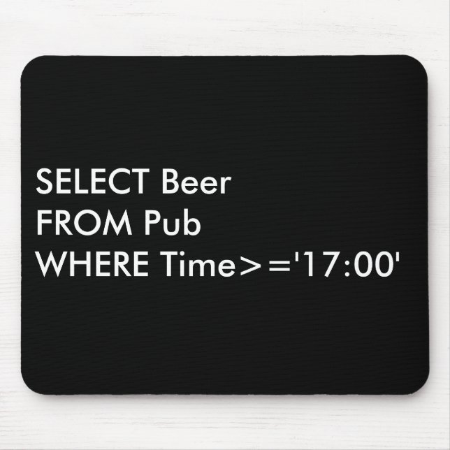 Pub SQL Mouse Pad (Front)