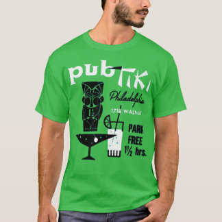 Pub Tiki - Philadelphia, PA - Vintage Tiki Bar T-Shirt