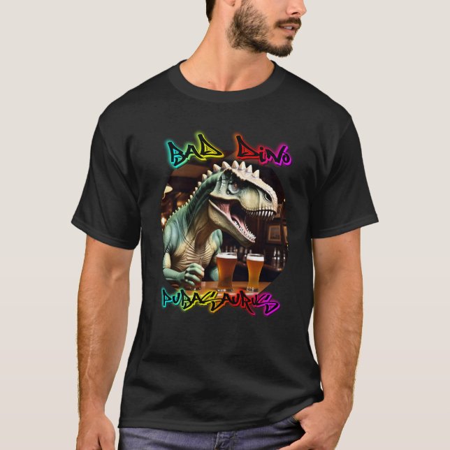 PUBASAURUS by BAD Dino  T-Shirt (Front)