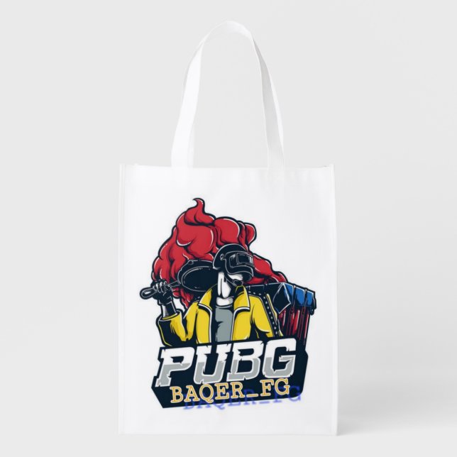 PUBG Reusable Grocery Bag (Front)