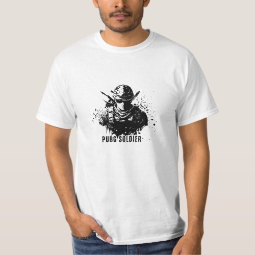 Pubg soldier t_shirt for gamers