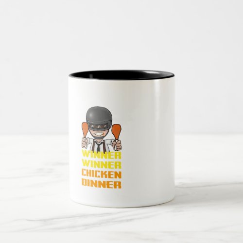 PUBG _ Winner Winner Chicken Dinner Two_Tone Coffee Mug