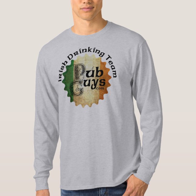 PubGuys Irish Drinking Team T-Shirt (Front)