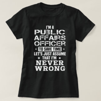 Public Affairs Officer T-Shirt