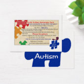 Public Autism Awarness Card (Desk)