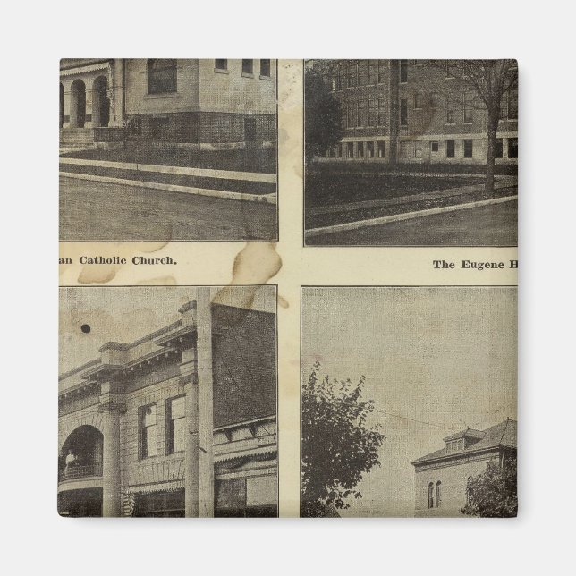 Public bldgs, Eugene, Oregon Magnet (Front)