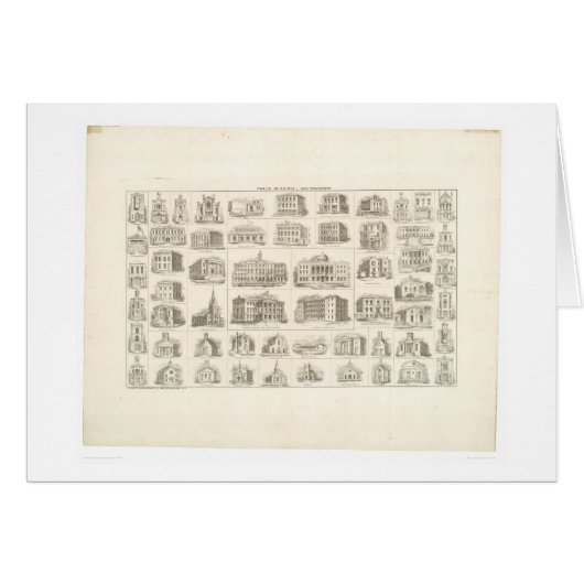 Public buildings of San Francisco (1372A) Cards (Front Horizontal)