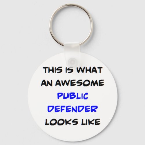public defender awesome keychain