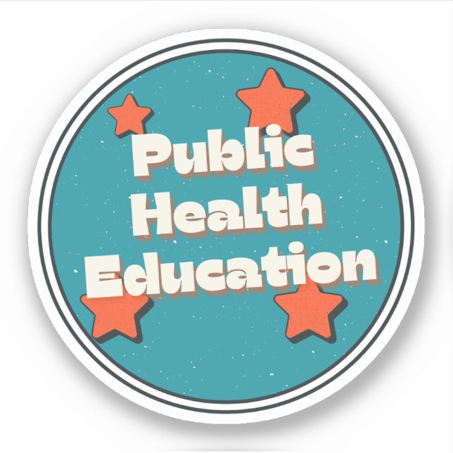 Public Health Education Sticker (Front)