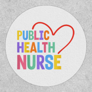 Public Health Nurse Heart Patch