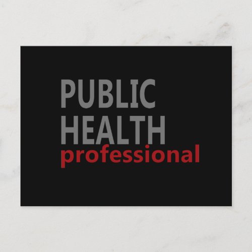 public health postcard